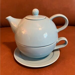 Omniware 5 Piece Tea For One Teapot Set w/ Strainer